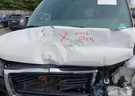 2017 GMC Savana 2500 Work Van z USA, uszkodzony, nr VIN 1GTW7AFF8H1906121